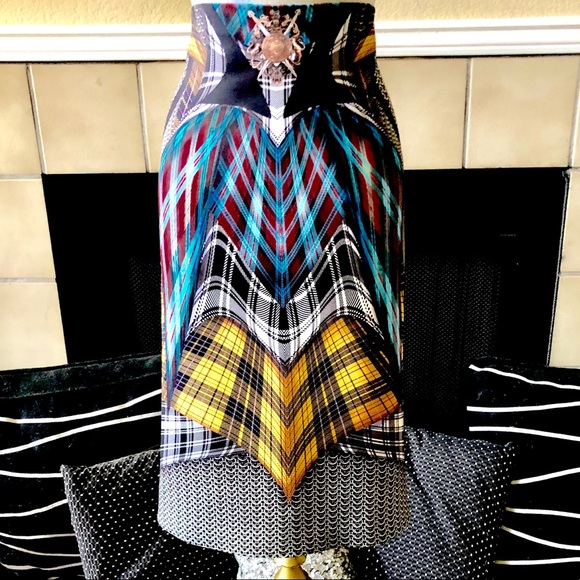 Clover Canyon Dresses & Skirts - Clover Canyon Geometric Bodycon Pencil Skirt